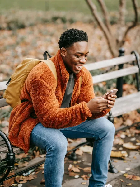 A man holding a phone